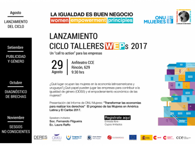 Lanzamiento del ciclo Talleres WEP 2017: “La igualdad es buen negocio”